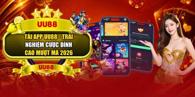 Tải App UU88 - Trải Nghiệm Cược Đỉnh Cao Mượt Mà 2026