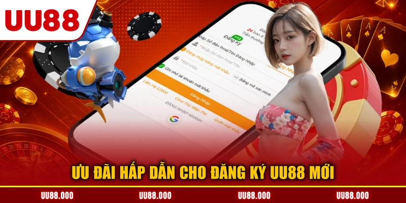 Ưu đãi hấp dẫn cho đăng ký UU88 mới